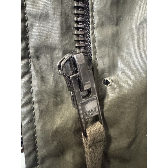 SAM New York Waxed Thinsulate Green Parka Jacket Size: Large $1,995 - Picture 7 of 8